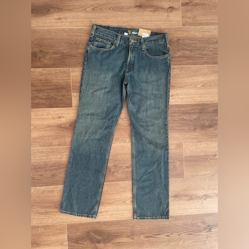 Carhartt Relaxed Fit Straight Jean NWT Mens 34x34